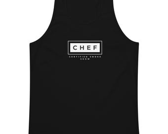 Tanktop „Chef Certified Smoke Show“ für Herren – Bequeme Passform, Baumwollmischung