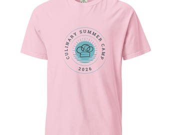 Camiseta con estampado de gorro de chef para el campamento de verano culinario 2026 (Unisex)