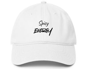 Gorra de béisbol de perfil bajo Spicy Energy – Gorra bordada de estilo urbano culinario