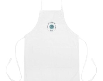 Delantal bordado para campamento culinario / Uniforme de cocina para estudiantes de cocina (20" x 30")