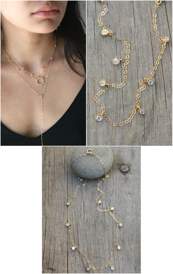 Sold alone: chain not included So Chic Jewels 925 Sterling Silver Clear Cubic Zirconia Drop Pendant