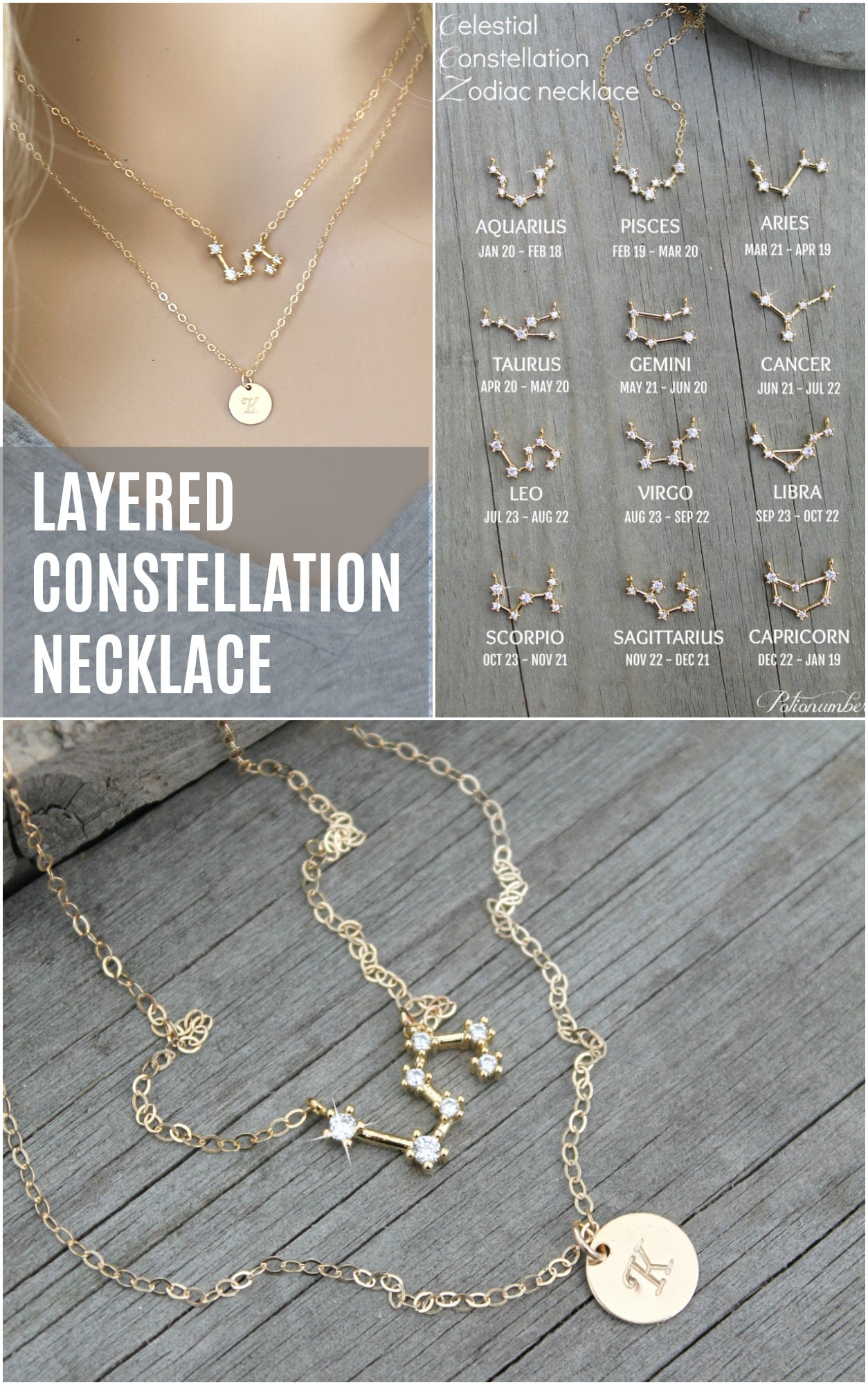 Gemini Constellation Necklace – Logan Hollowell