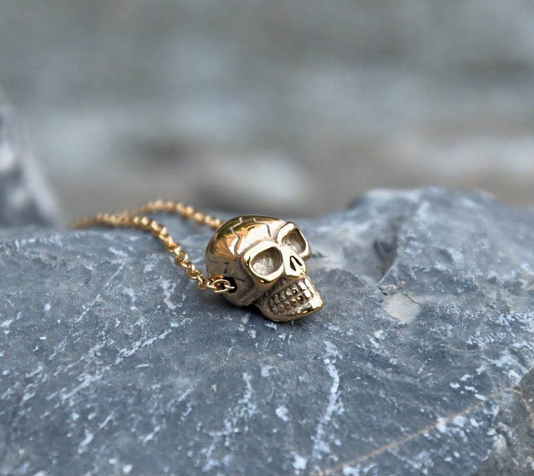 ZA-Zola Men’s Titanium Steel Skull Necklace