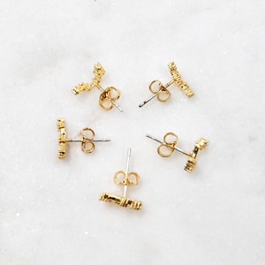Constellation Earrings, Celestial Zodiac Tiny Gold Studs, Cubic ...