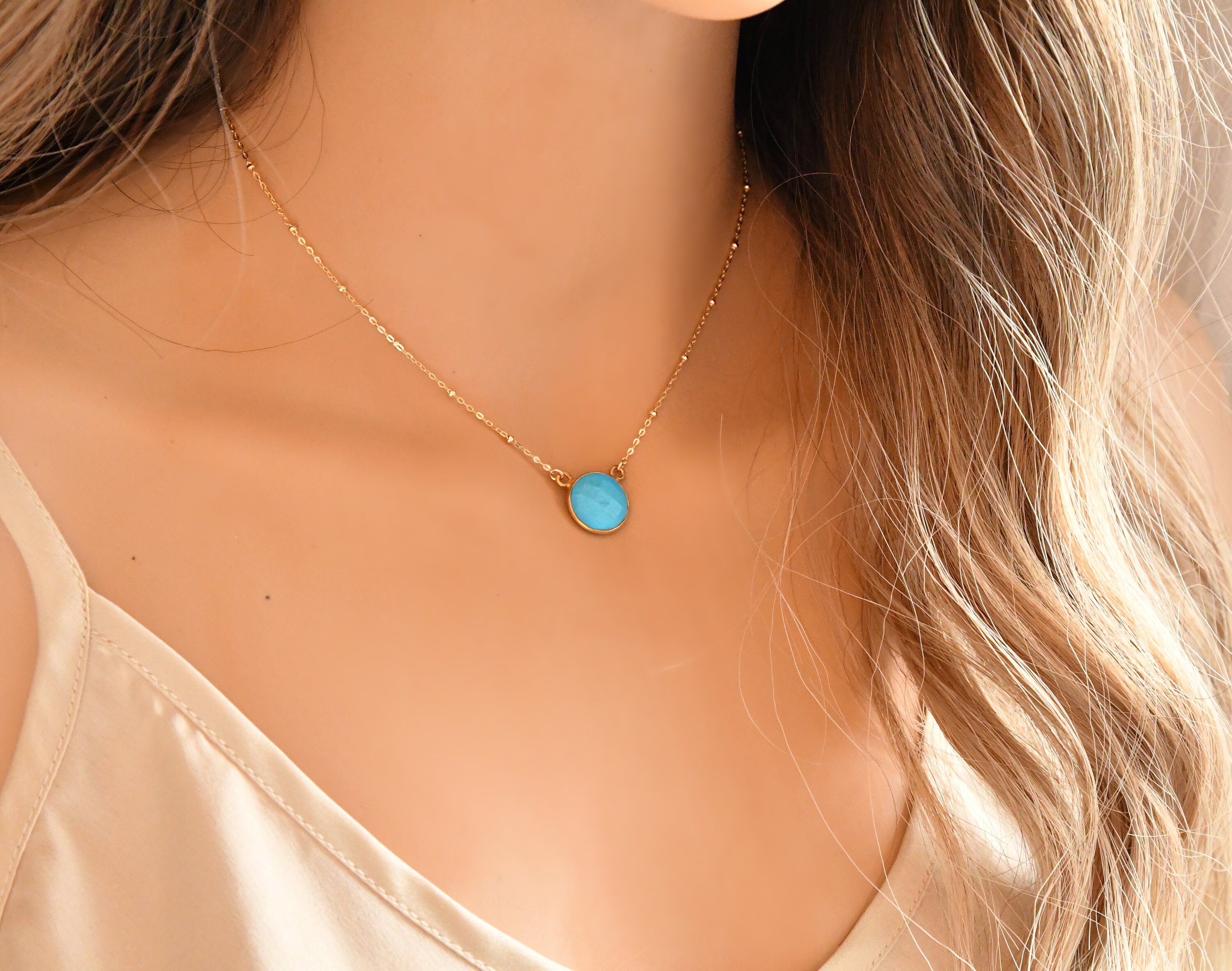 Gold Turquoise Chain main image 0