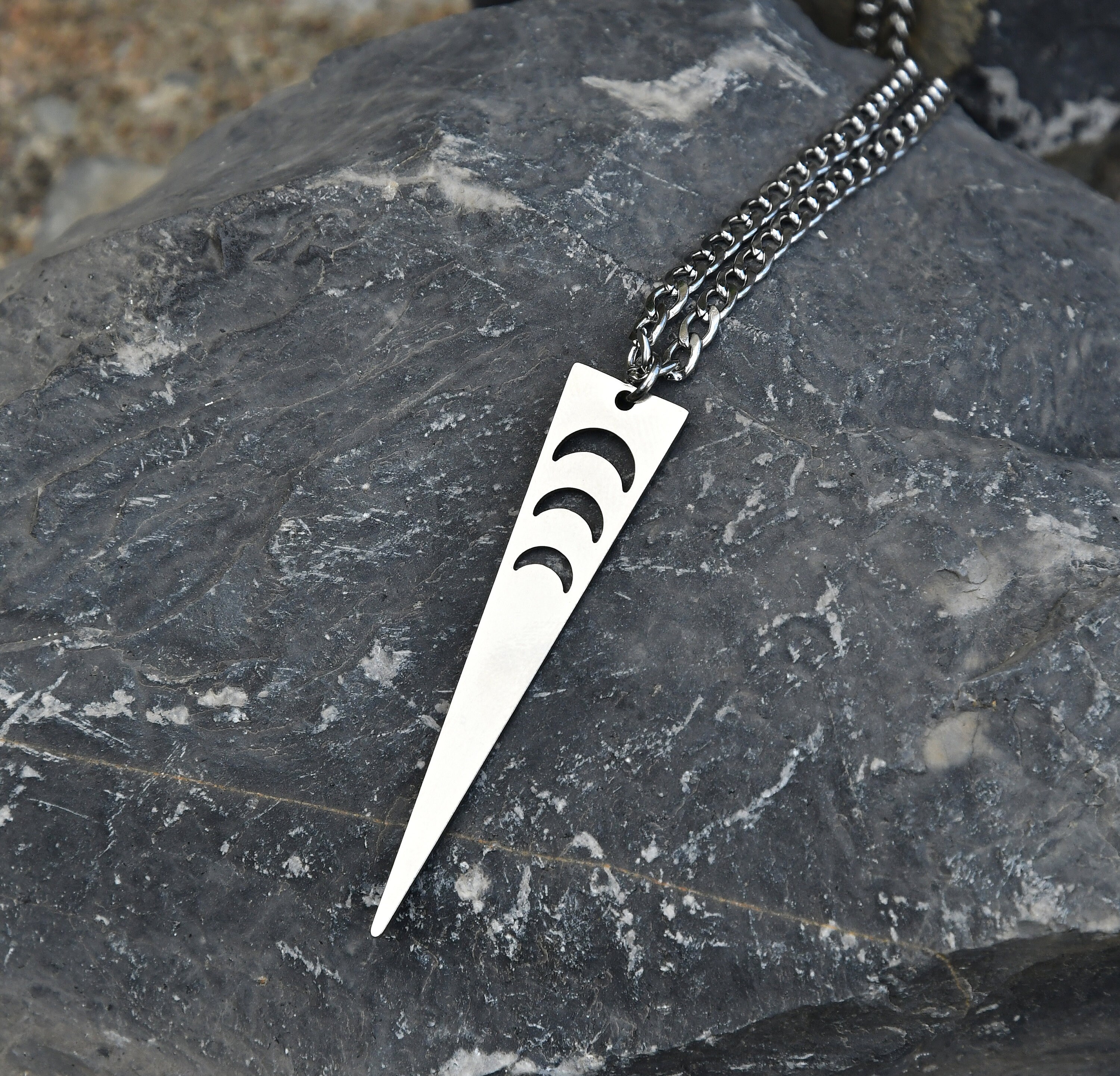 Collana con catena in acciaio inossidabile PROSTEEL da uomo, gioielli