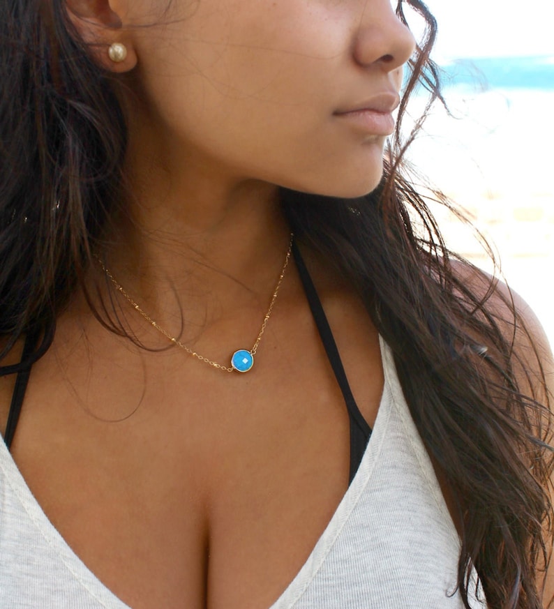 Gold Turquoise Chain