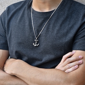 Silver Anchor Stainless Steel Pendant At ₹ 17/piece In Rajkot | ID: 2855954759455