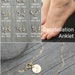 Constellation ANKLET, Cubic zirconia diamonds, 14k gold filled, cz Celestial Zodiac ankle bracelet chain,personalized initial,bridesmaids