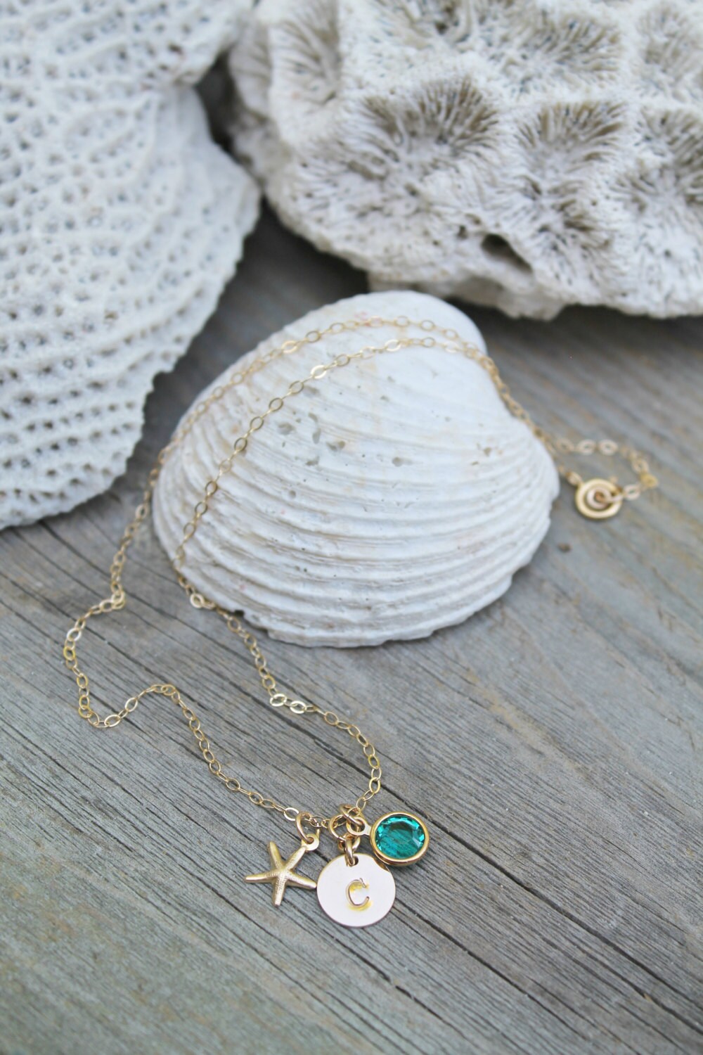 Child Necklace Little Girl Necklace Personalized 14k Gold Etsy