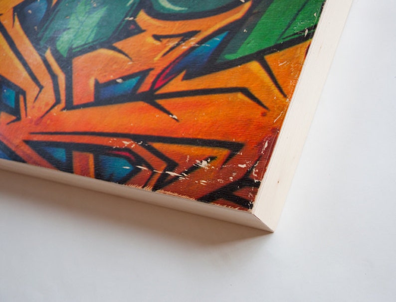 Graffiti de oro edici??n limitada fino arte Foto | Etsy