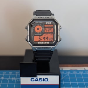 Amber/Casio World Time AE1200 Customization Mod