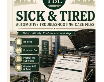 Automotive Troubleshooting Case Files | No Prep CTE Lesson (Digital Download)