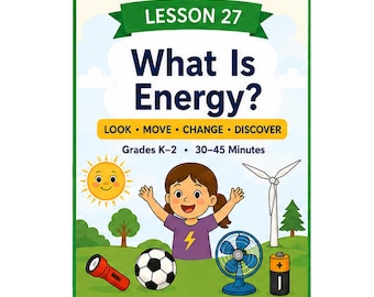 What Is Energy Science Lesson K 2 | Energy Activities Worksheets Hands On Science