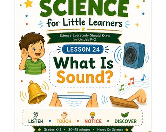 What Is Sound Science Lesson K 2 | Sound and Vibration Activities Worksheets