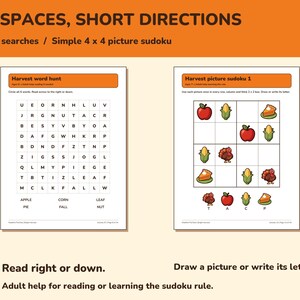 Thanksgiving Activity Pack for Kids Printable, 20 Games and Coloring Pages image 3