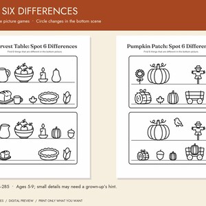 Thanksgiving Party Games Bundle Printable, Bingo and Kids Activities image 9