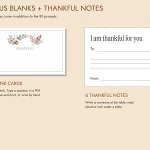 Thanksgiving Conversation Cards Printable, 80 Table Talk Prompts image 5