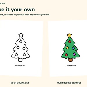 Christmas Coloring Pages for Kids Printable, 40 Bold Easy Pages image 4
