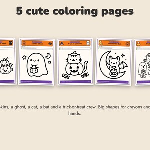 Halloween Activity Pack for Kids Printable, 21 Activities for Ages 5-7 image 8