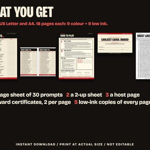 Christmas Most Likely To Game Printable, Office Party and Friendsmas image 7