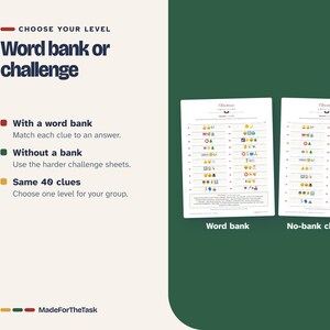 Christmas Emoji Game, 40 Clues with Answers (Printable) image 4