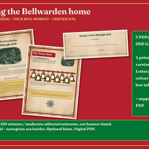 Christmas Puzzle Book for Adults Printable, 9 Connected Adventure Puzzles image 7