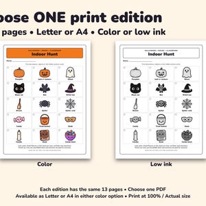 Halloween Scavenger Hunt Printable, 3 Picture Hunts for Kids image 6