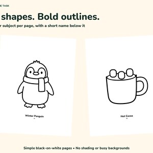 Christmas Coloring Pages for Kids Printable, 40 Bold Easy Pages image 3