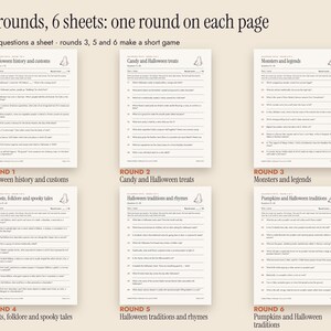 Quiz di Halloween stampabile, 60 domande con soluzioni immagine 2