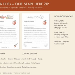 Thanksgiving Party Games Bundle Printable, Bingo and Kids Activities image 11