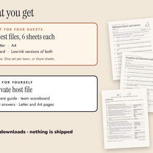 Quiz di Halloween stampabile, 60 domande con soluzioni immagine 5