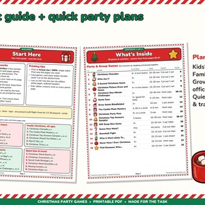 Weihnachtsfeierspiele zum Ausdrucken – 49 Spiele für Kinder und Erwachsene Bild 6
