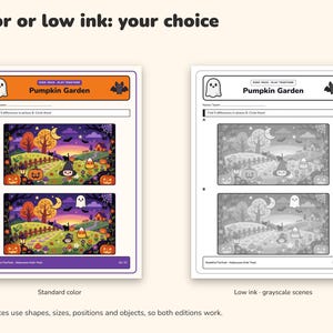 Halloween Activity Pack for Kids Printable, 21 Activities for Ages 5-7 image 7