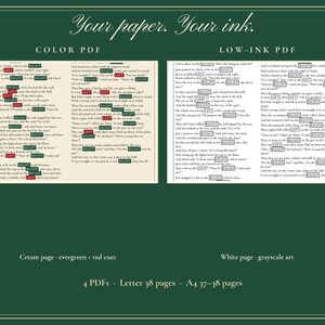 Christmas Pass the Present Game Printable, 7 Left Right & Rhyme Games image 7