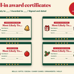 Christmas Most Likely To Game for Kids, Printable Family Party Game image 4