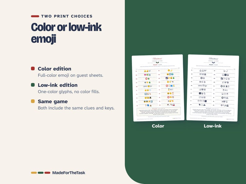 Christmas Emoji Game, 40 Clues with Answers (Printable) image 5