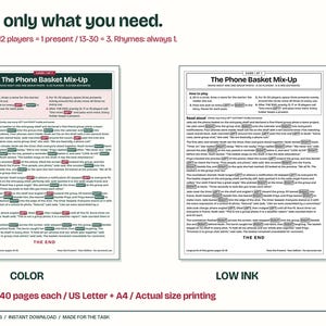 Teen Christmas Pass the Present Game, Left Right Printable image 7