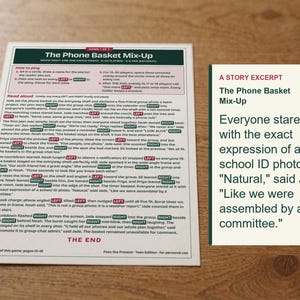 Teen Christmas Pass the Present Game, Left Right Printable image 3