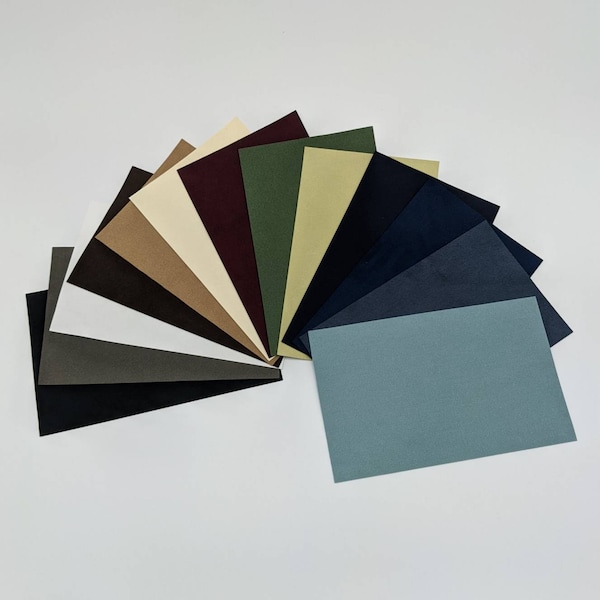 Ultrasuede Fabric Sheets, 13 Color Options, 5x8 or 8x10 inch sheet, Black Ultrasuede, Navy Ultrasuede, White Ultrasuede, Gray Ultrasuede