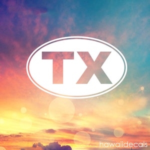 Texas Oval Decal - Texas Sticker Vinyl Decal - Texan Sticker  Tumbler Cup Decals, Laptop Sticker, Custom Vinyl Decal, Glass Decals