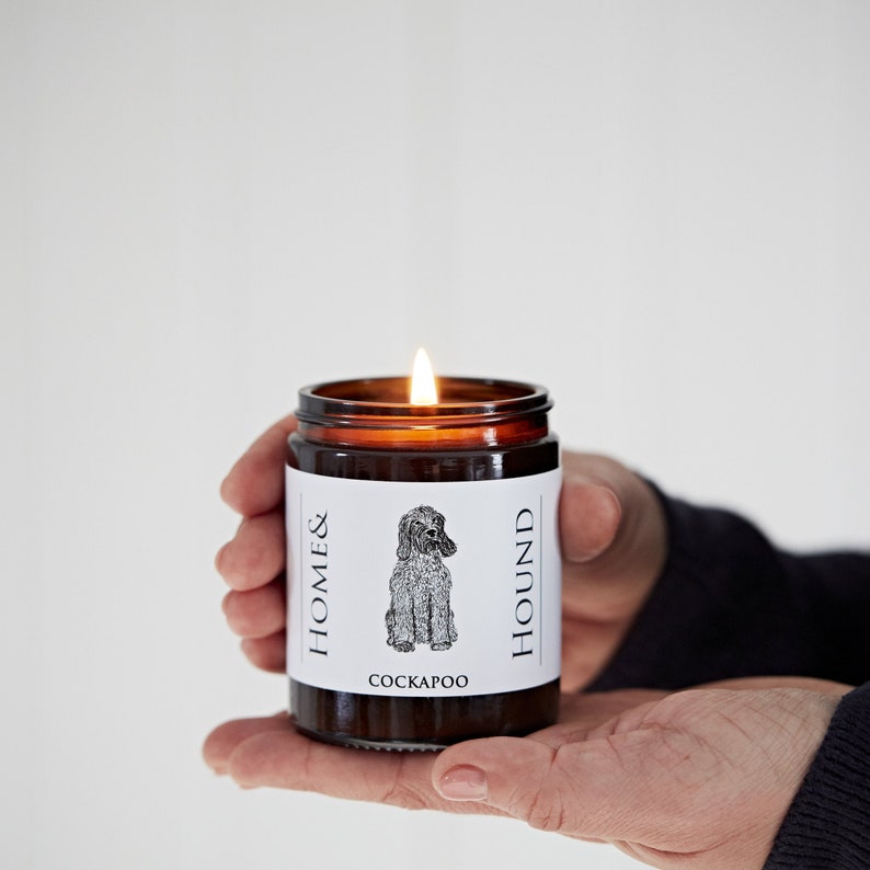Cockapoo Candle Dog Memory Candle Cockapoo Gift - Etsy UK