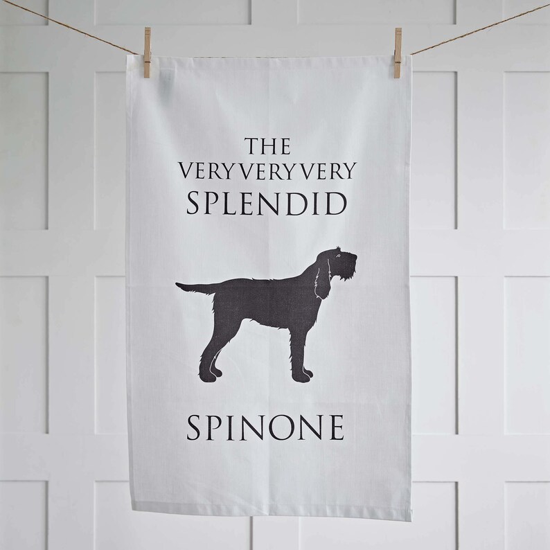 Spinone Tea Towel Italian Spinone Spinoni Spinone Etsy UK