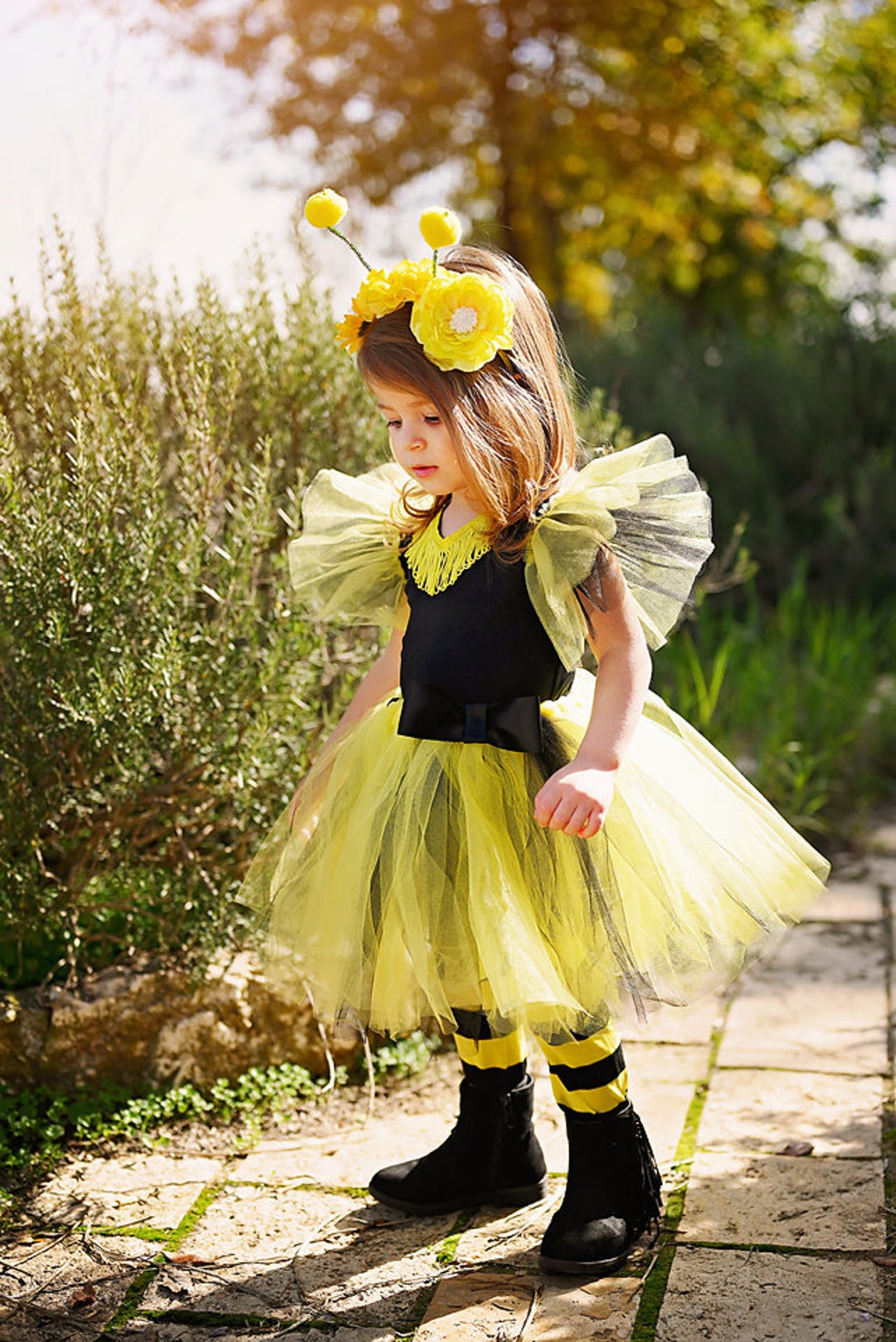 Girls Bee Tutu Costume Set Toddler Baby Birthday Party Tutu - Etsy