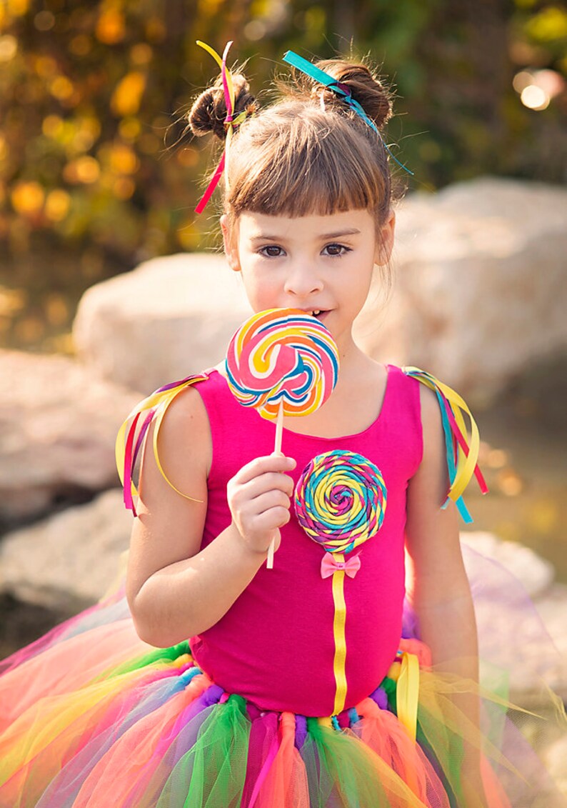Girls Tutu Candy Costume HALLOWEEN Girls CANDY RAINBOW Tutu Etsy