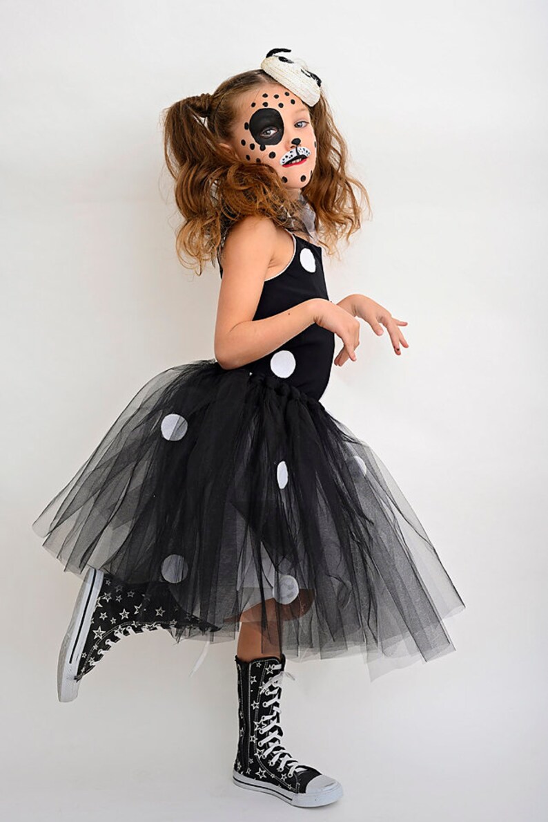 Dalmatian Tutu Dress Dalmatian Costume Halloween Tutu Etsy