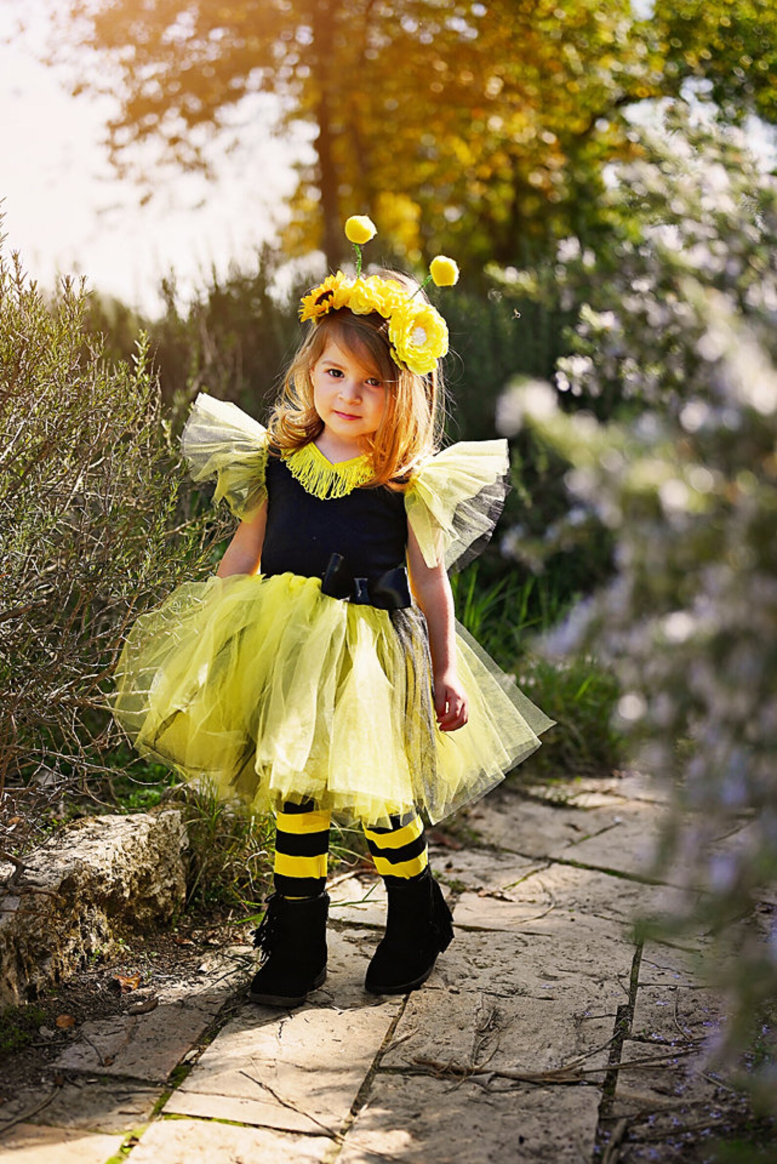 Girls Bee Tutu Costume Set Toddler Baby Birthday Party Tutu | Etsy