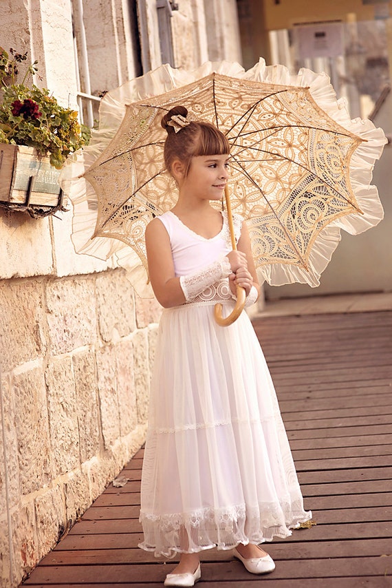 boho chic flower girl dresses