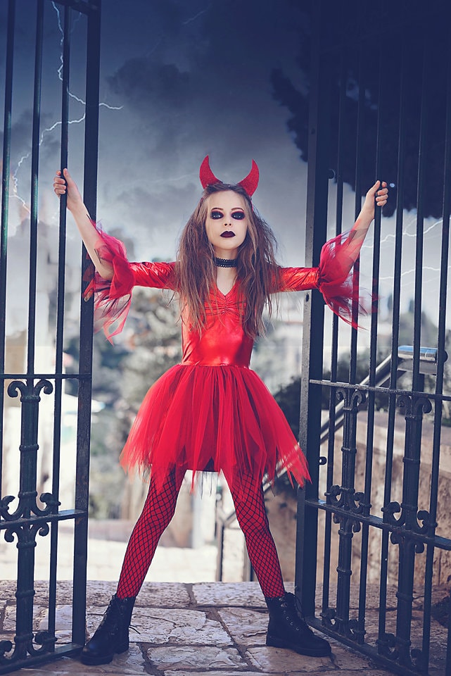 halloween costumes for kids devil girls