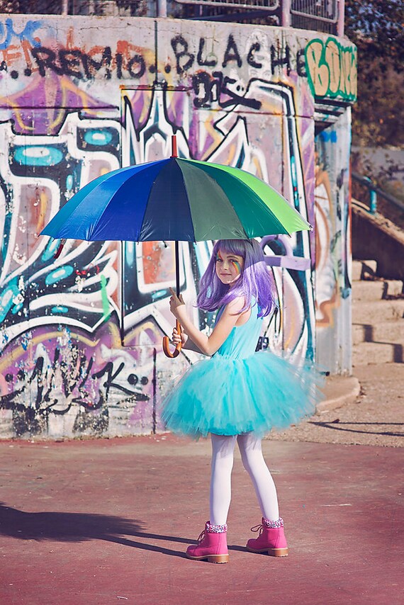 Tutu Rainbow Colours Childs Ballerina Costume main image 1